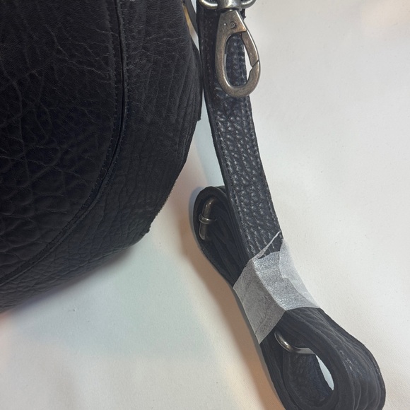 Latico Callie Leather Embossed Black Crossbody Sling Bag/Extra Patterned Strap - Picture 9 of 16